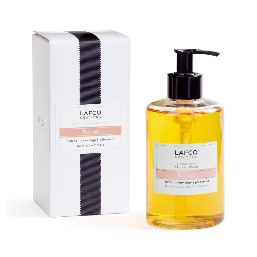 LAFCO New York Liquid Soap Retreat – 12 oz | Regenerates, Protects & Moisturizes | Hypoallergenic, Synthetic Free & Cruelty-Free | Made in Italy