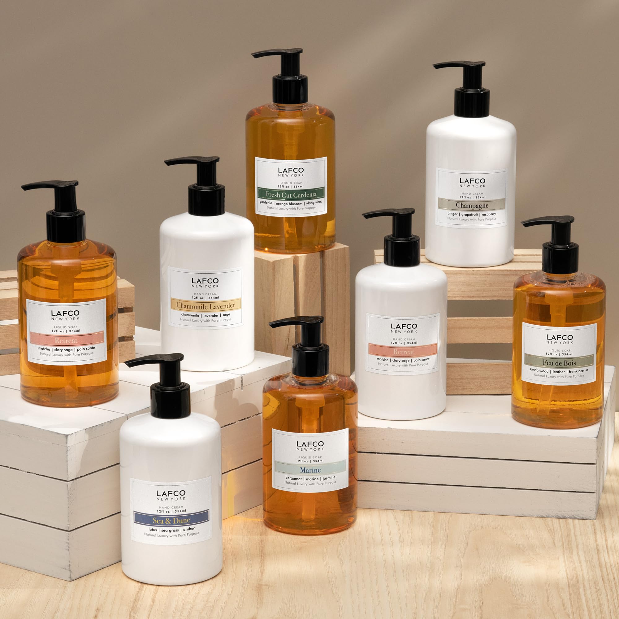 LAFCO New York Liquid Soap Retreat – 12 oz | Regenerates, Protects & Moisturizes | Hypoallergenic, Synthetic Free & Cruelty-Free | Made in Italy