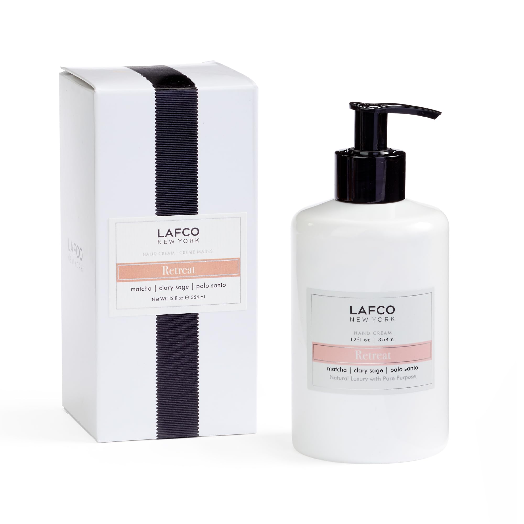 LAFCO New York Hand Cream Retreat 12 oz – Hydration, Hypoallergenic, Made in Italy