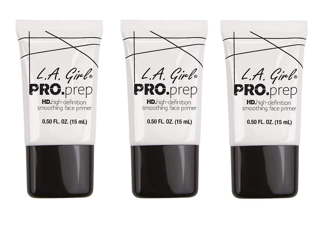 L.A. Girl High Definition Smoothing Face Primer with Vitamin E — 3-Pack (0.5 fl oz each)