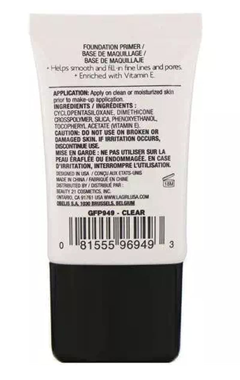 L.A. Girl High Definition Smoothing Face Primer with Vitamin E — 3-Pack (0.5 fl oz each)