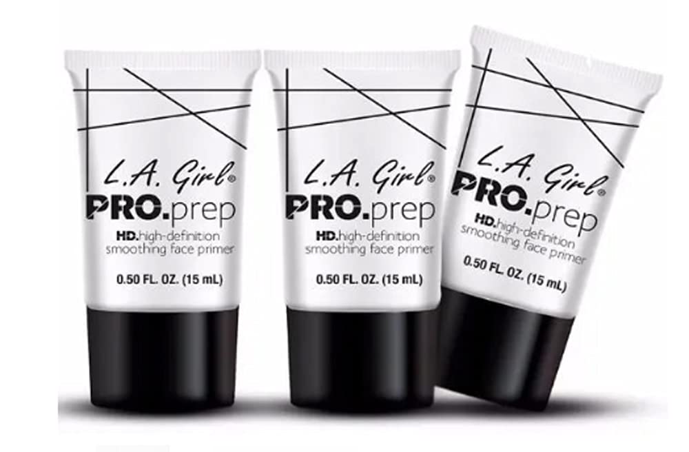 L.A. Girl High Definition Smoothing Face Primer with Vitamin E — 3-Pack (0.5 fl oz each)