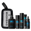 LAIKOU Men Skincare Set — Cleanser, Toner, Lotion, Eye Cream, Serum Gift Kit