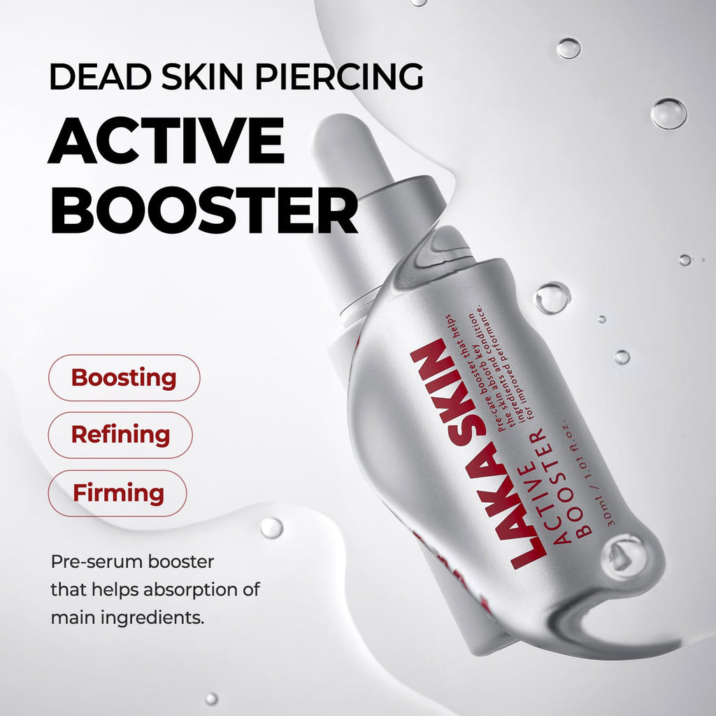 Laka Active Booster 30ml – PDRN, Peptide for Elasticity & Pore Refinement | Korean Skincare