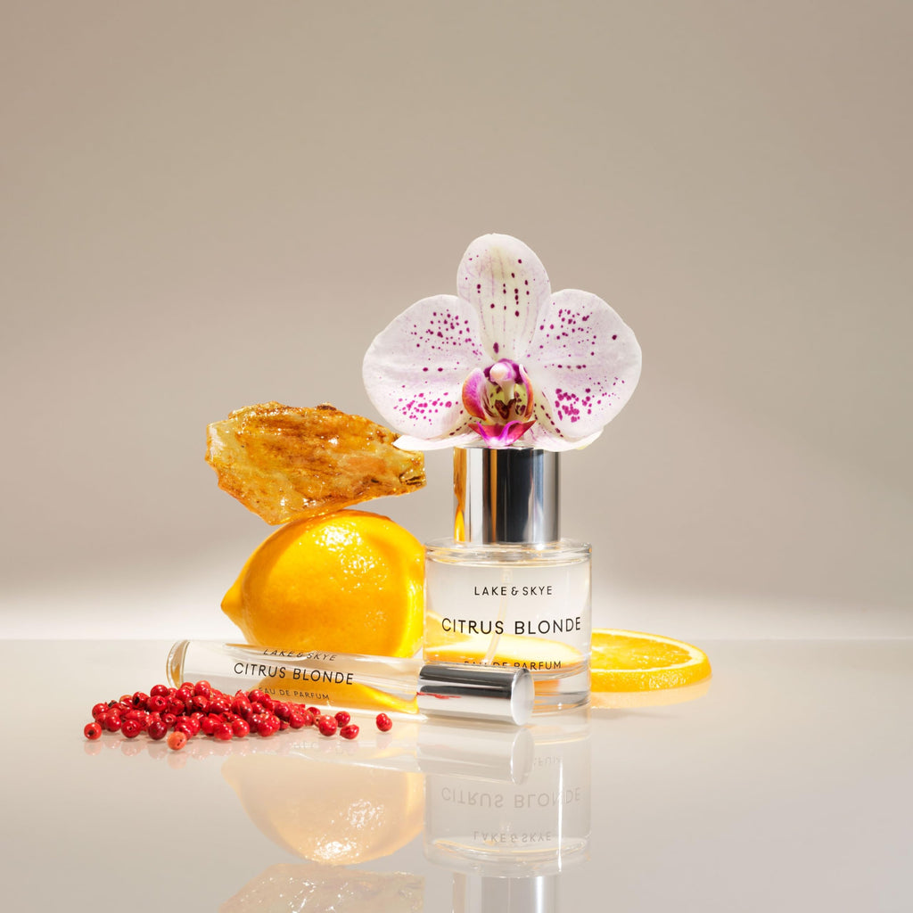 Lake & Skye Citrus Blonde 15mL EDP Travel Spray – Bergamot, Cedarwood, Floral