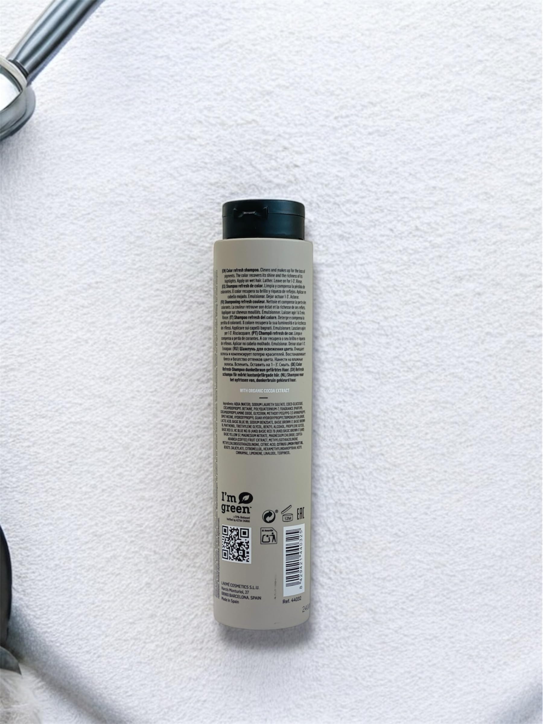 LAKMÉ Teknia Black Coffee Color Refresh Shampoo – Color Depositing for Black Hair