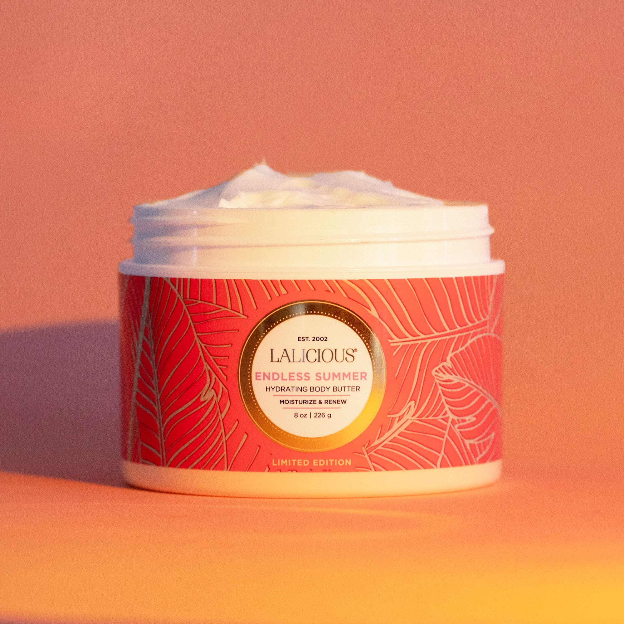 LaLicious Endless Summer Body Butter – Hydrating Paraben-Free Moisturizer (8oz)