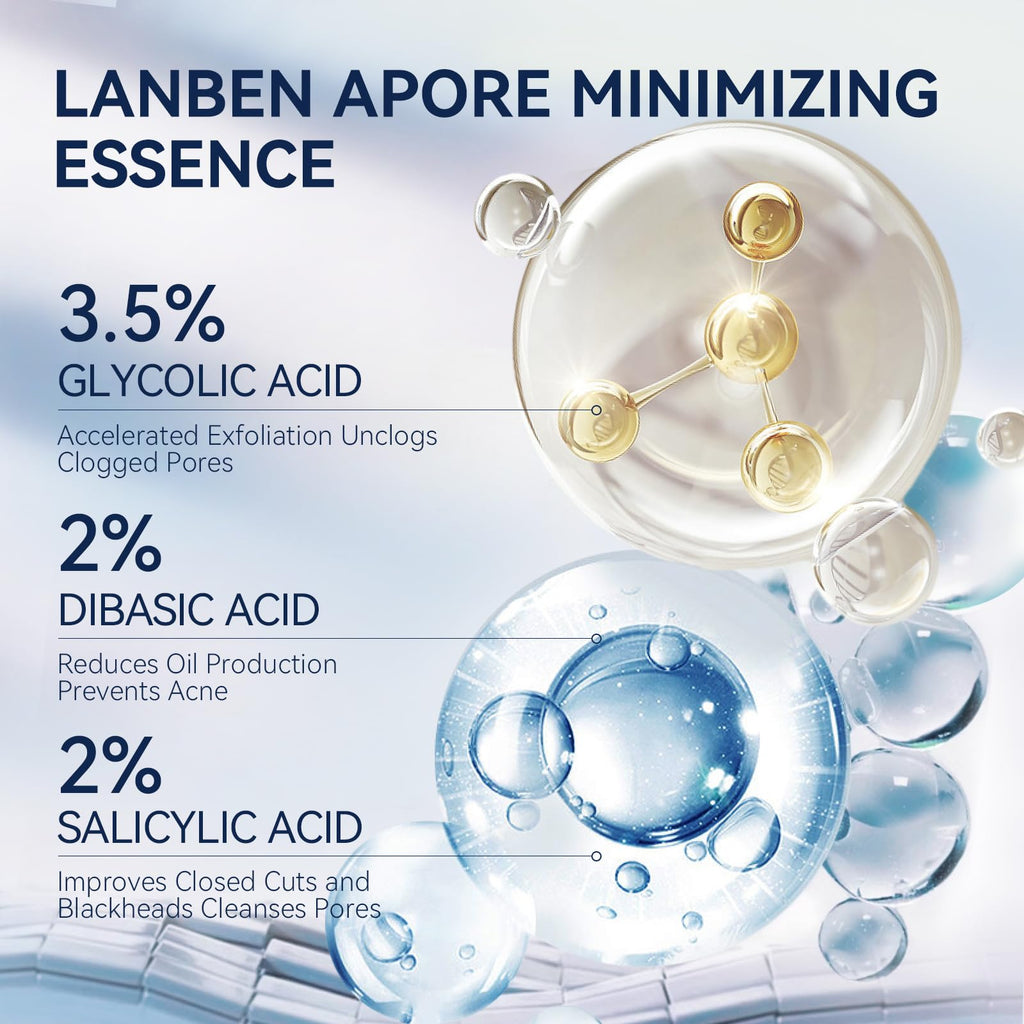 LANBENA 3 in 1 Blackhead Removal Set — Pore Strips, Serum & Removal Papers
