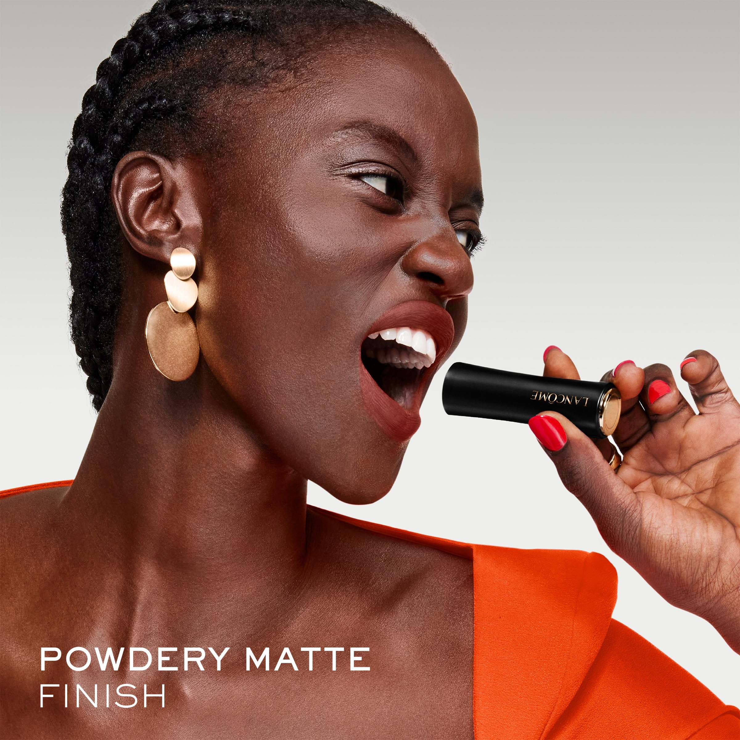 Lancôme L'Absolu Rouge Drama Matte Lipstick - Dramatised Nude 221 | Bold Matte Finish & Hydration