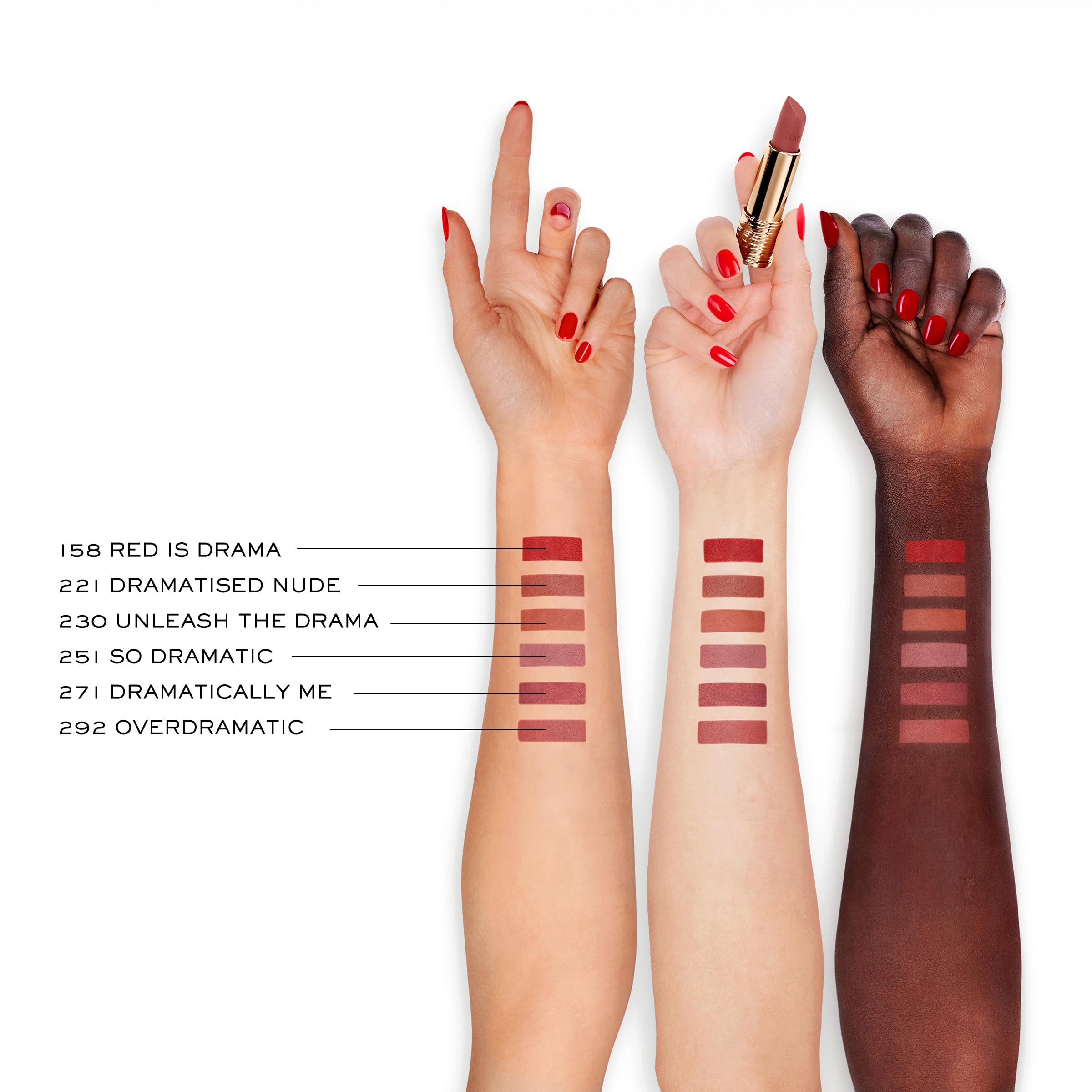 Lancôme L'Absolu Rouge Drama Matte Lipstick – So Dramatic (251) | Bold Matte Finish