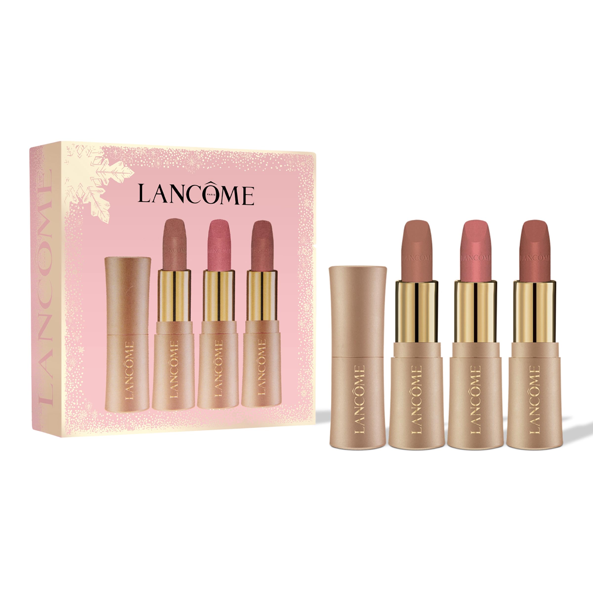 Lancôme L’Absolu Rouge Intimatte Mini Lipstick Trio Gift Set – Limited Edition