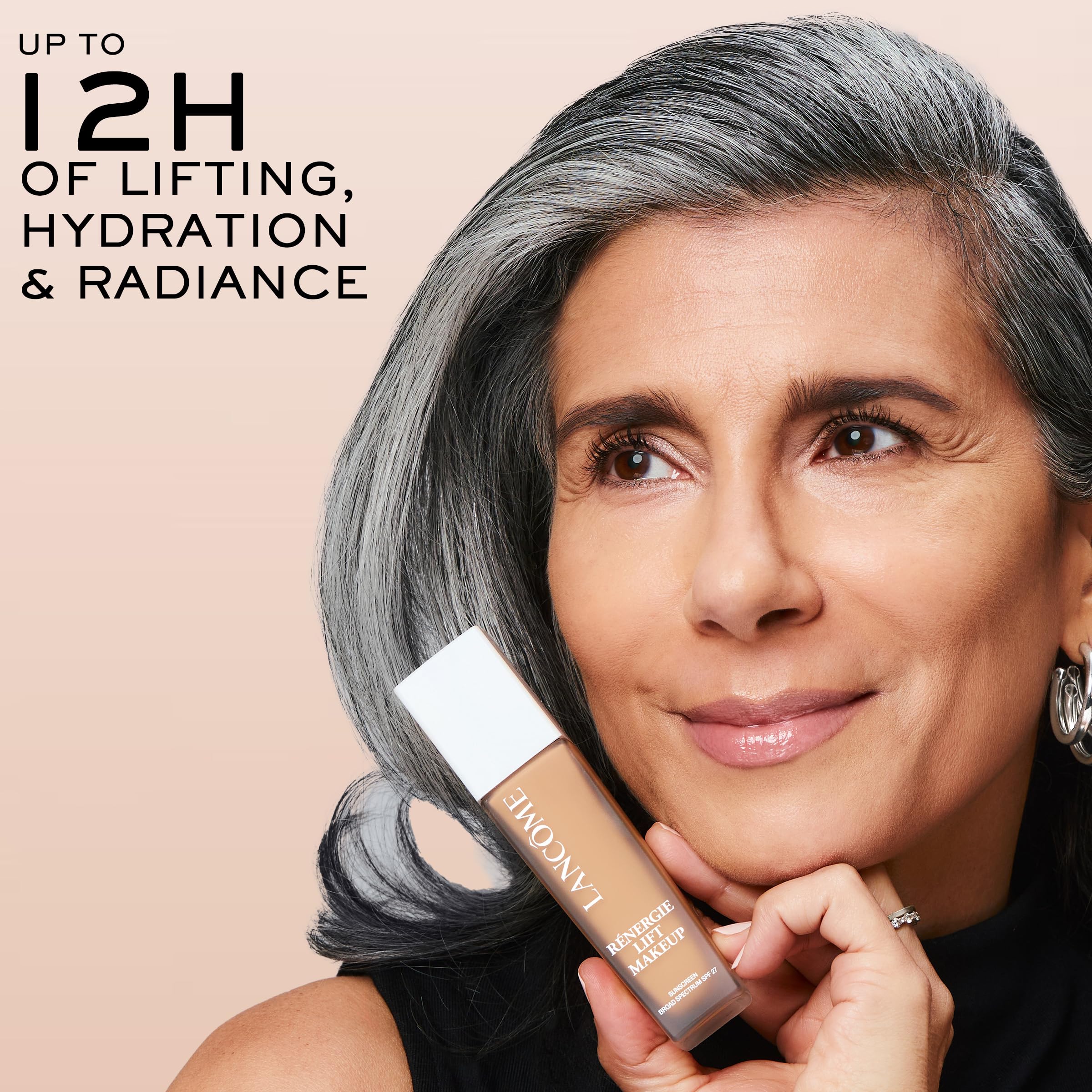 Lancôme Renergie Lift Foundation 550 – Lightweight Hydration, SPF 27, Medium–Full Coverage, 12H Wear
