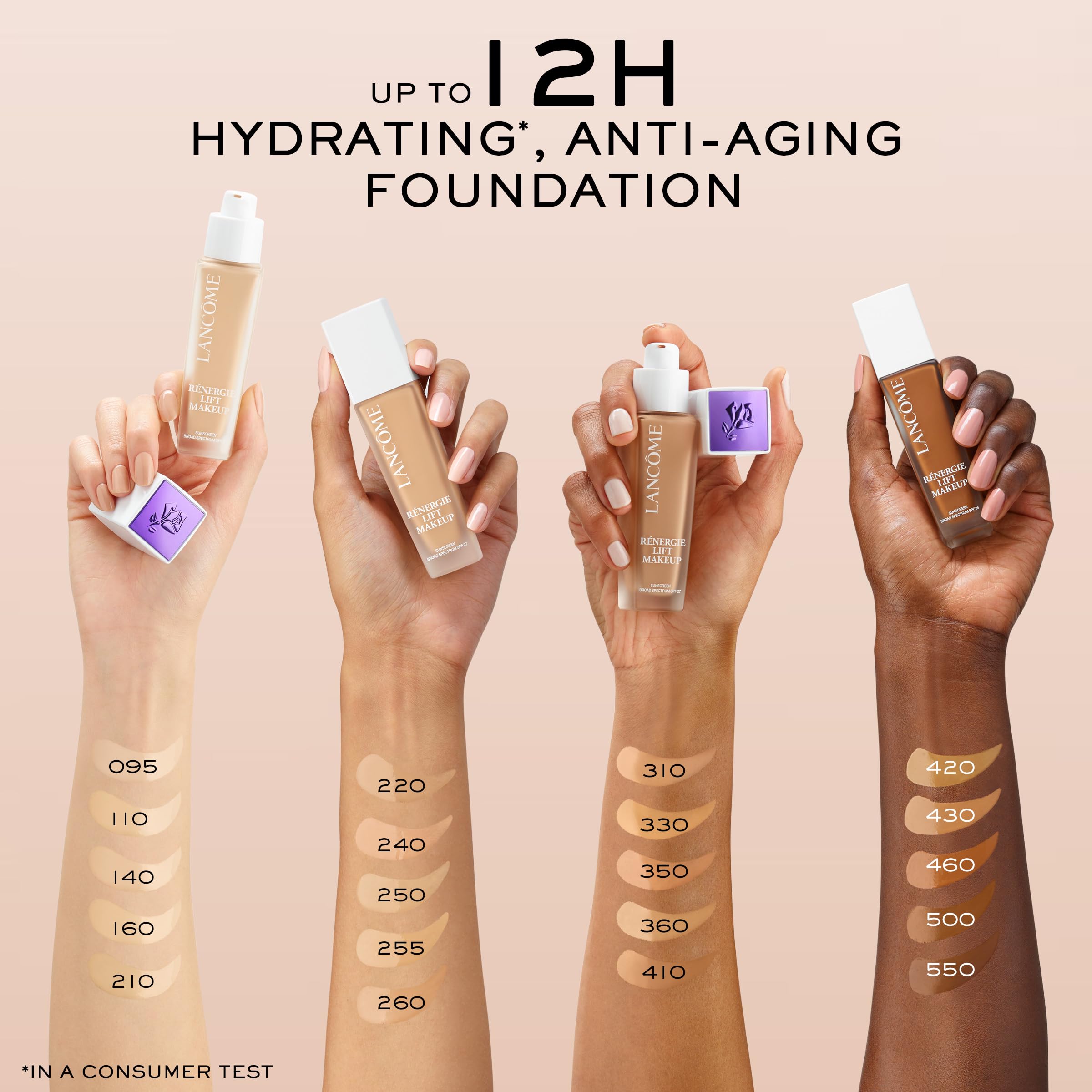 Lancôme Renergie Lift Makeup Foundation – Lightweight Hydrating Medium-Full Coverage SPF 27 | Up to 12H Wear
