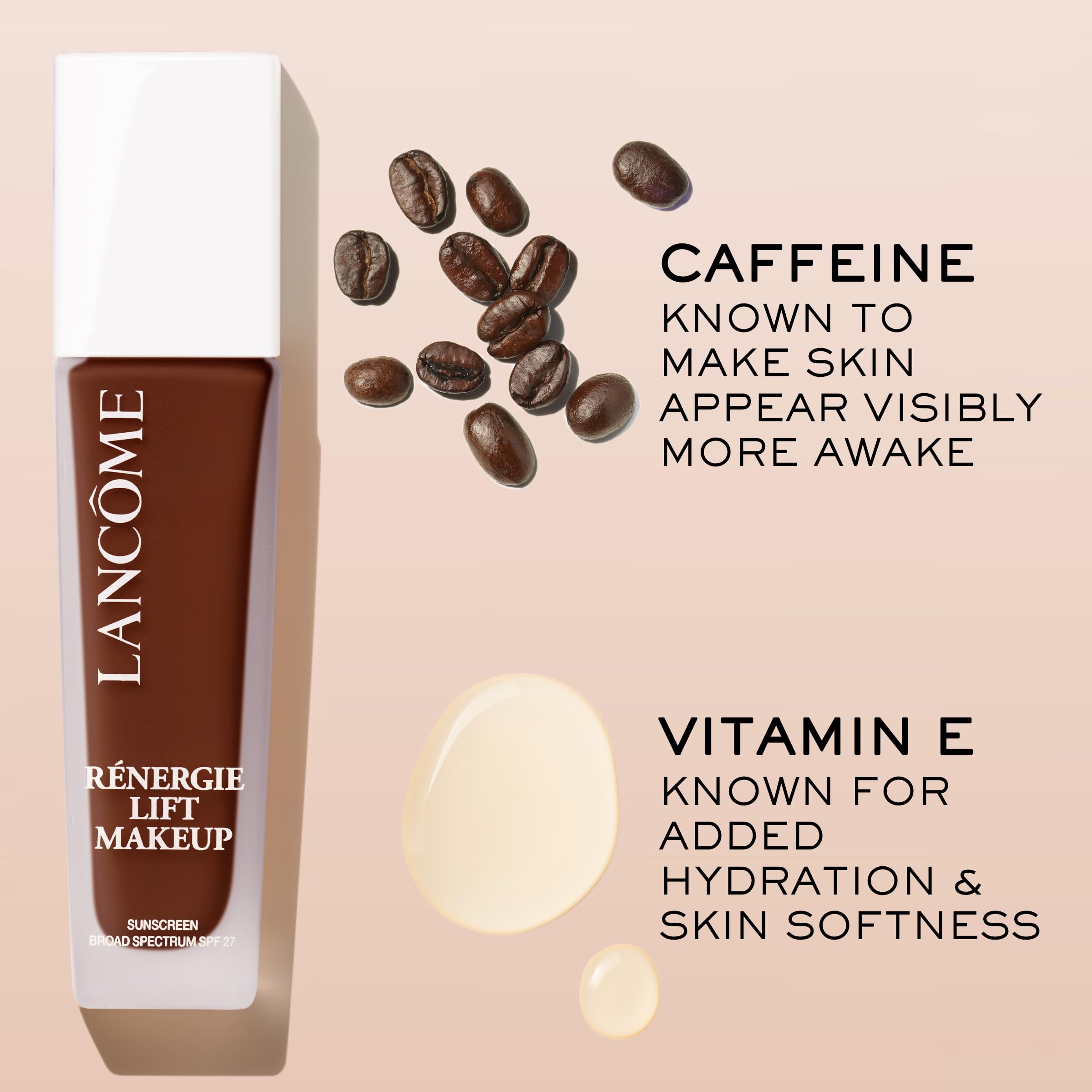 Lancôme Renergie Lift Makeup Foundation – Lightweight Hydration, SPF 27, 12H Wear, Medium‑Full Coverage