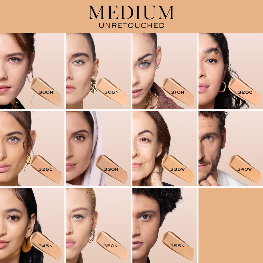 Lancôme Teint Idole Ultra Wear Natural Matte Foundation – 24H, Hydrating, Waterproof, 355N (Medium, Neutral/Peach) | 1 oz