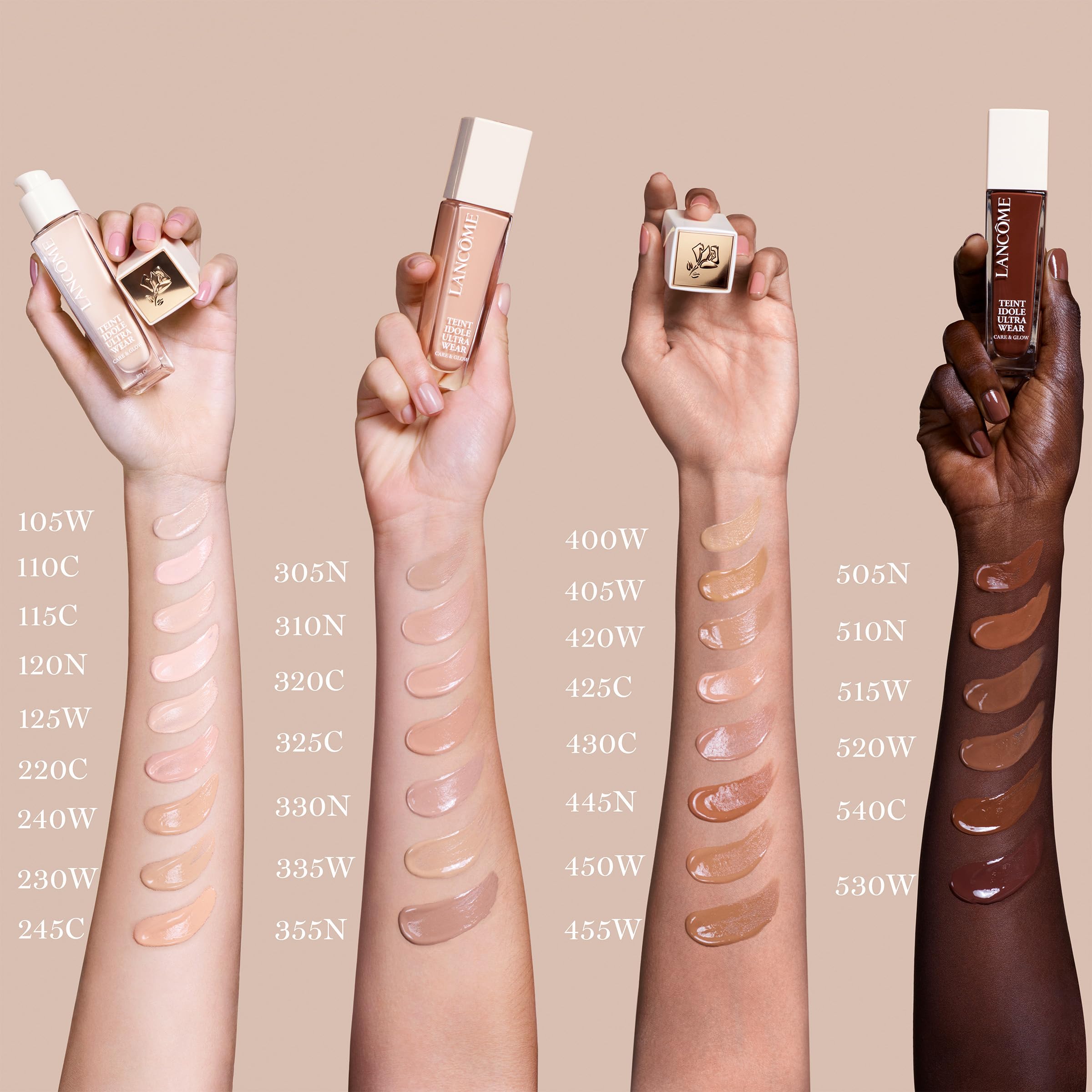 Lancôme Teint Idole Ultra Wear Foundation SPF 27 – Hydrating Glow, Medium Buildable Coverage, Shade 335W
