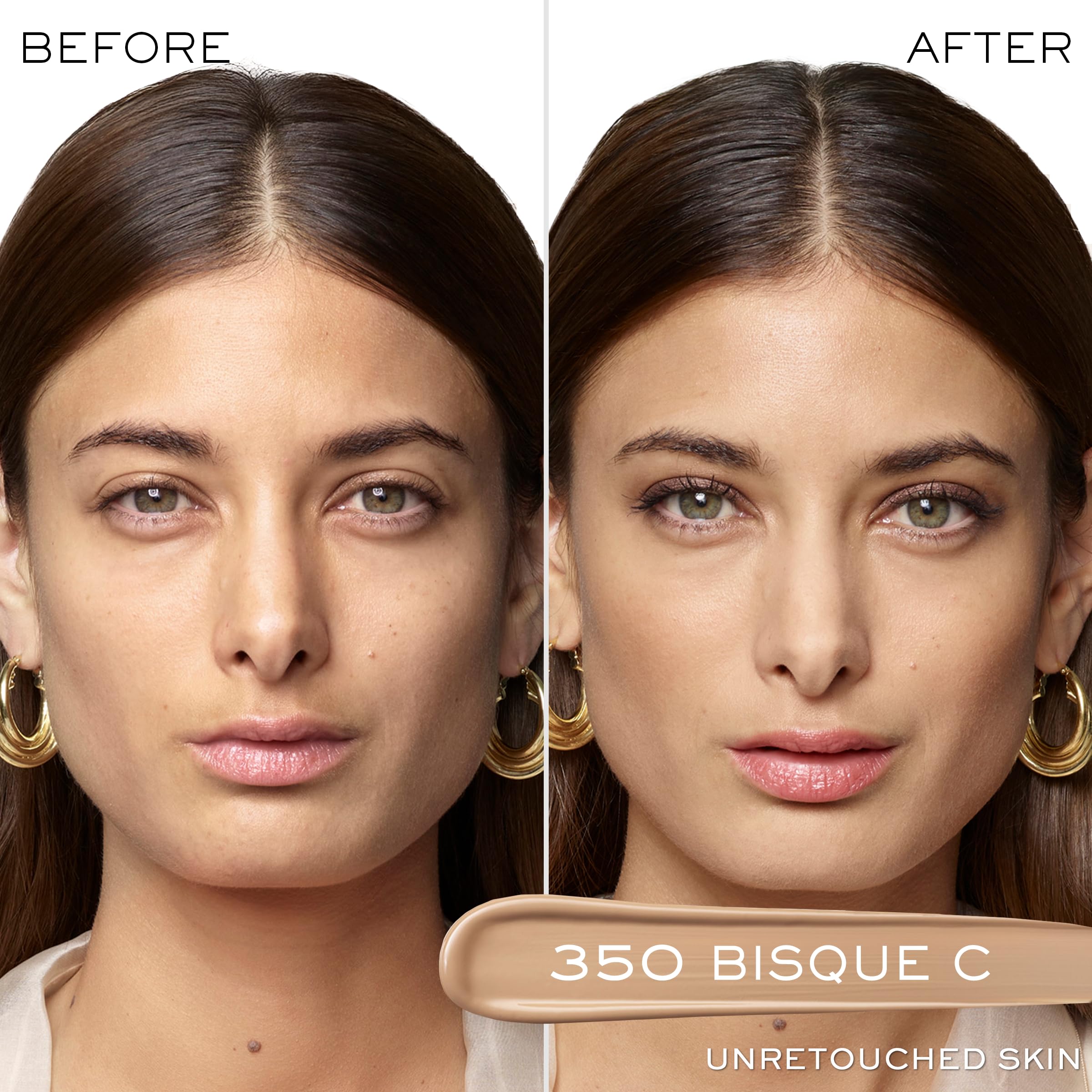 Lancôme Teint Idole Ultra Wear Concealer – Hydrating Full Coverage, Natural Matte Finish, 24H Wear, 350 Bisque Cool