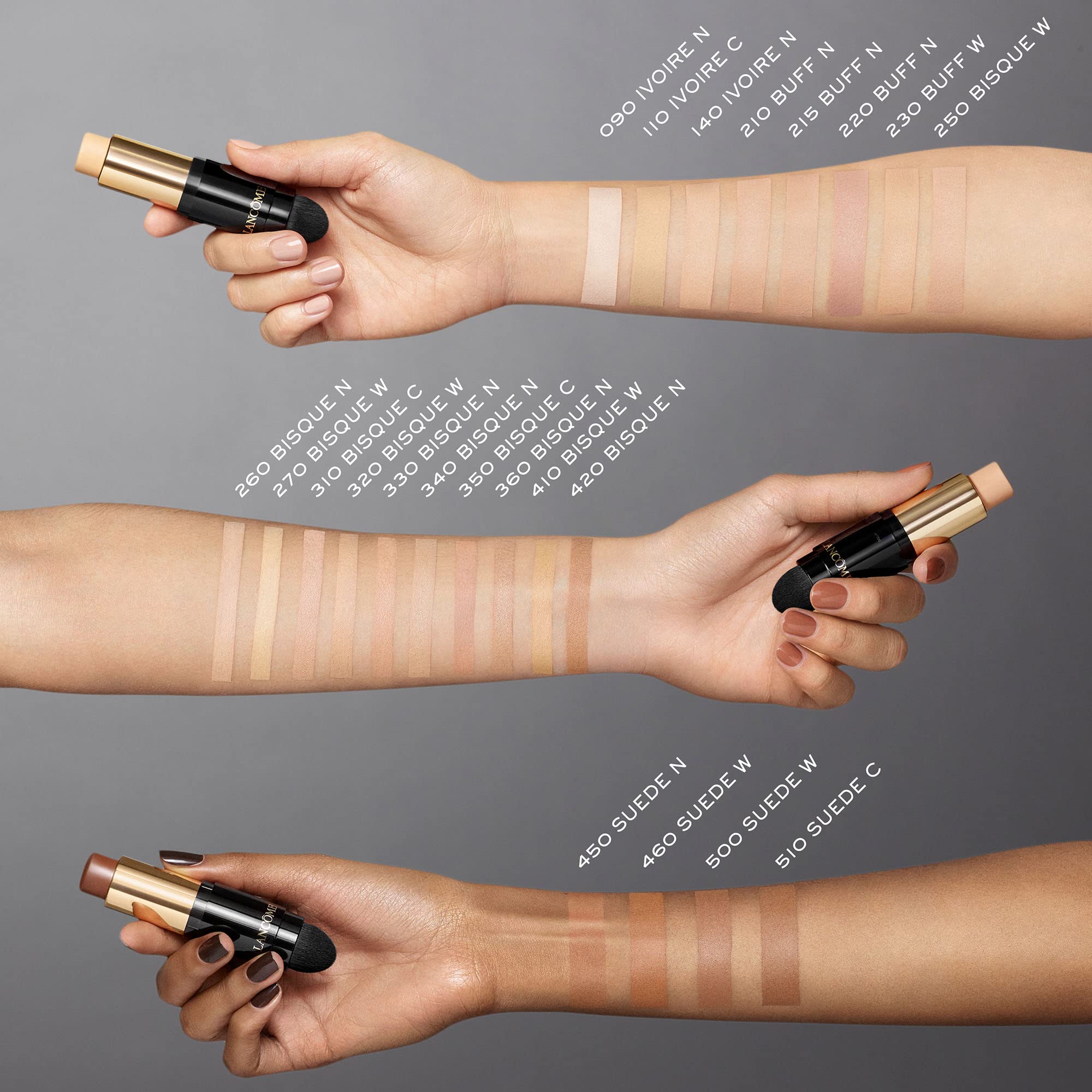 Lancôme Teint Idole Ultra Wear Foundation Stick – Full Coverage, Matte Finish, 24H Wear, Shade 500 Suede Warm