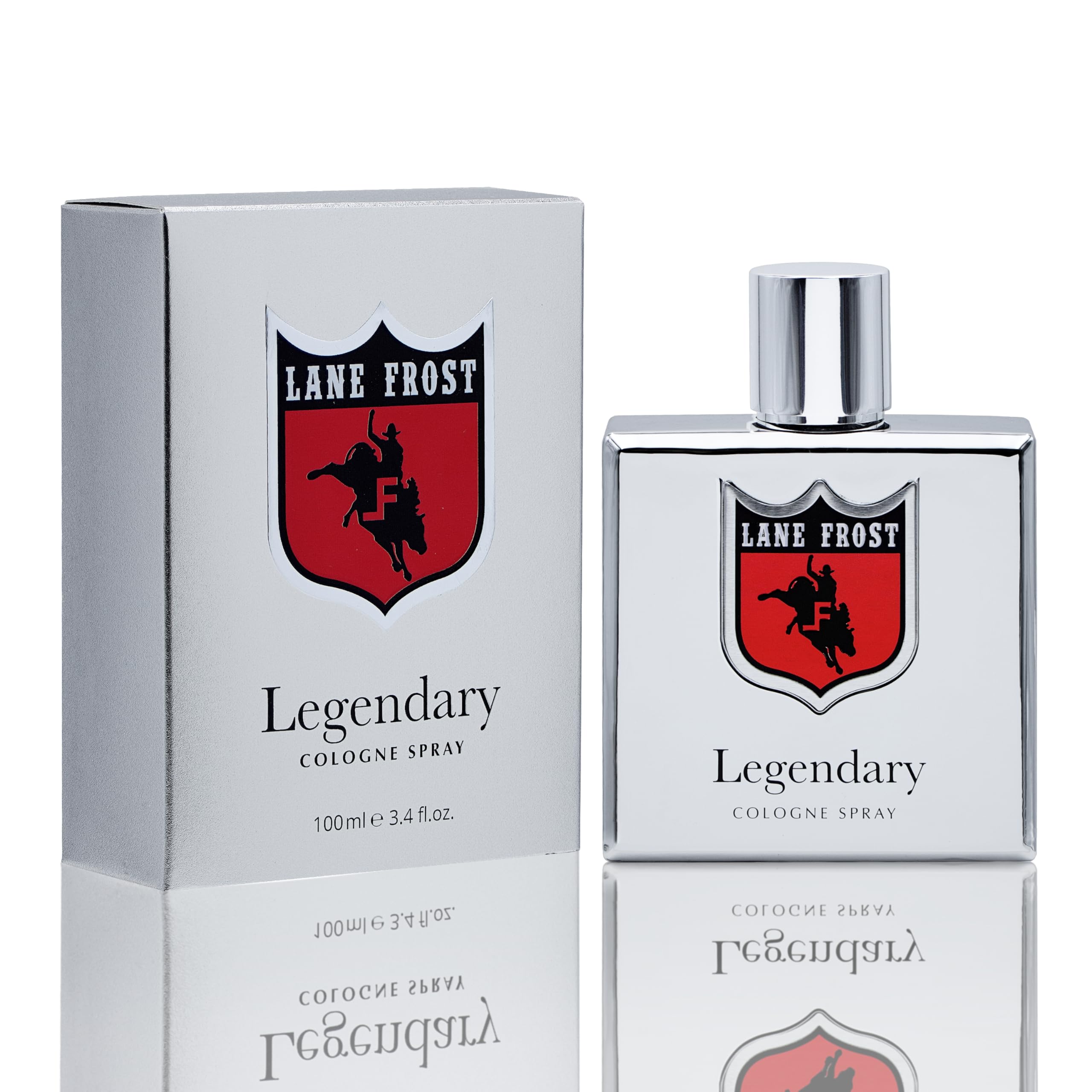 Lane Frost Legendary Chrome Cologne for Men – Bold Western Fragrance with Modern Edge