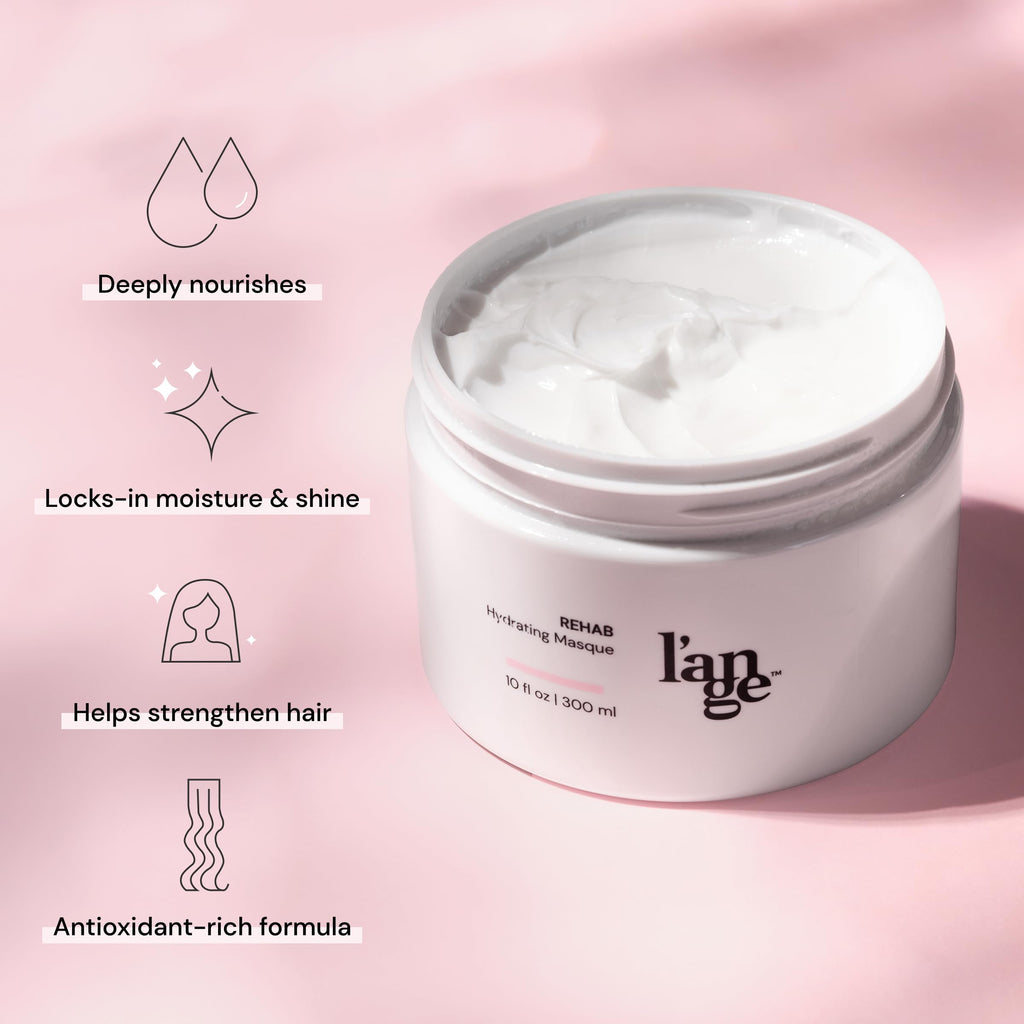 L'ANGE HAIR Rehab Hydrating Masque | Keratin-Infused Deep Conditioning for All Hair Types