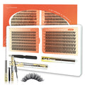 LANKIZ Lash Clusters Kit – DIY Lash Extensions, 280 pcs, 30D+40D C Curl