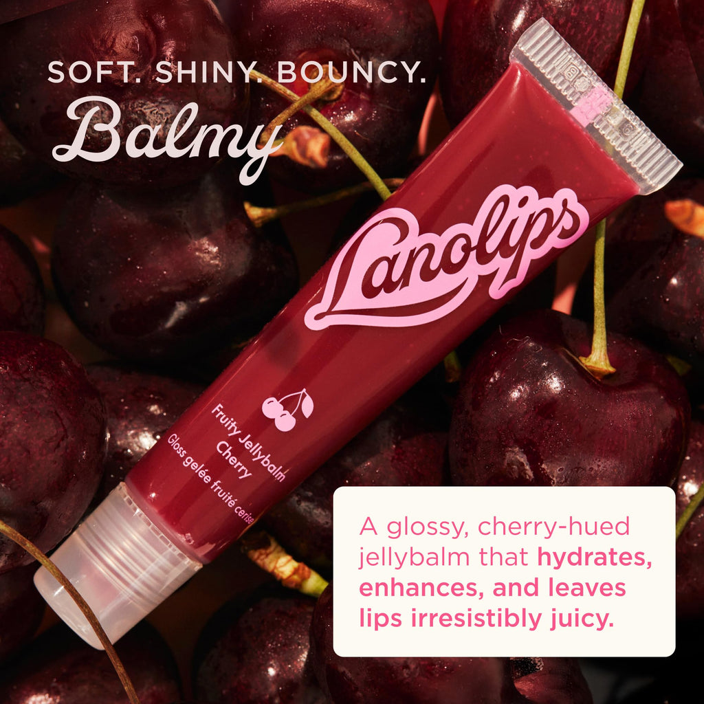 Lanolips Fruity Jellybalm Cherry – Tinted Lip Balm with Lanolin