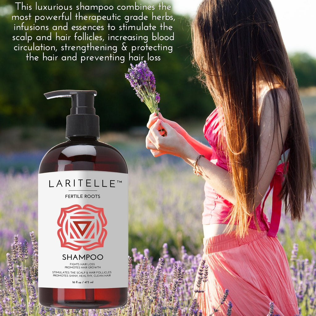 Laritelle Organic Shampoo Fertile Roots – Strengthen, Nourish & Promote Healthy Growth