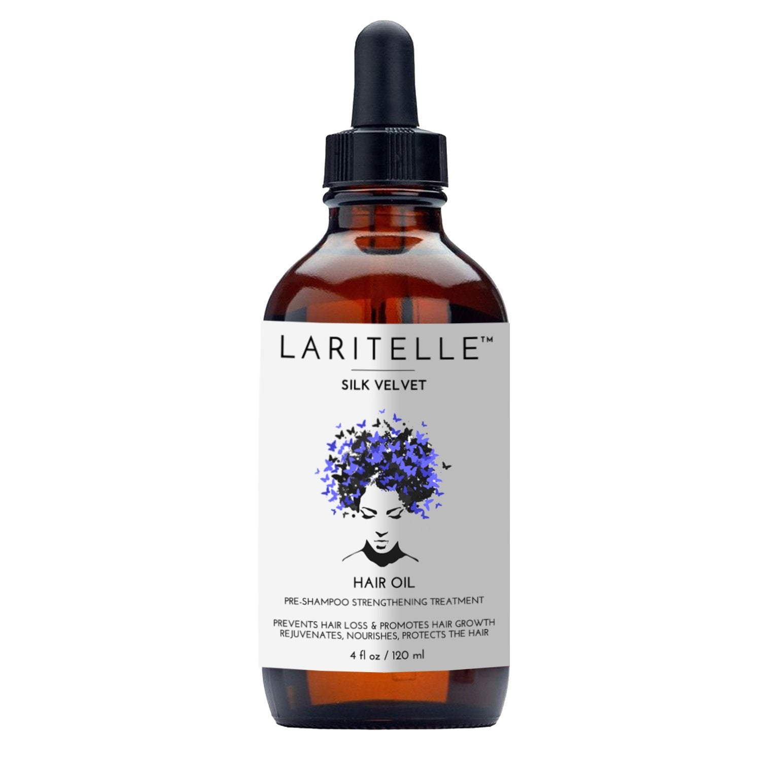 Laritelle Organic Hair Loss Prevention Oil 4 oz | Promotes Healthy Hair Growth & Scalp Health