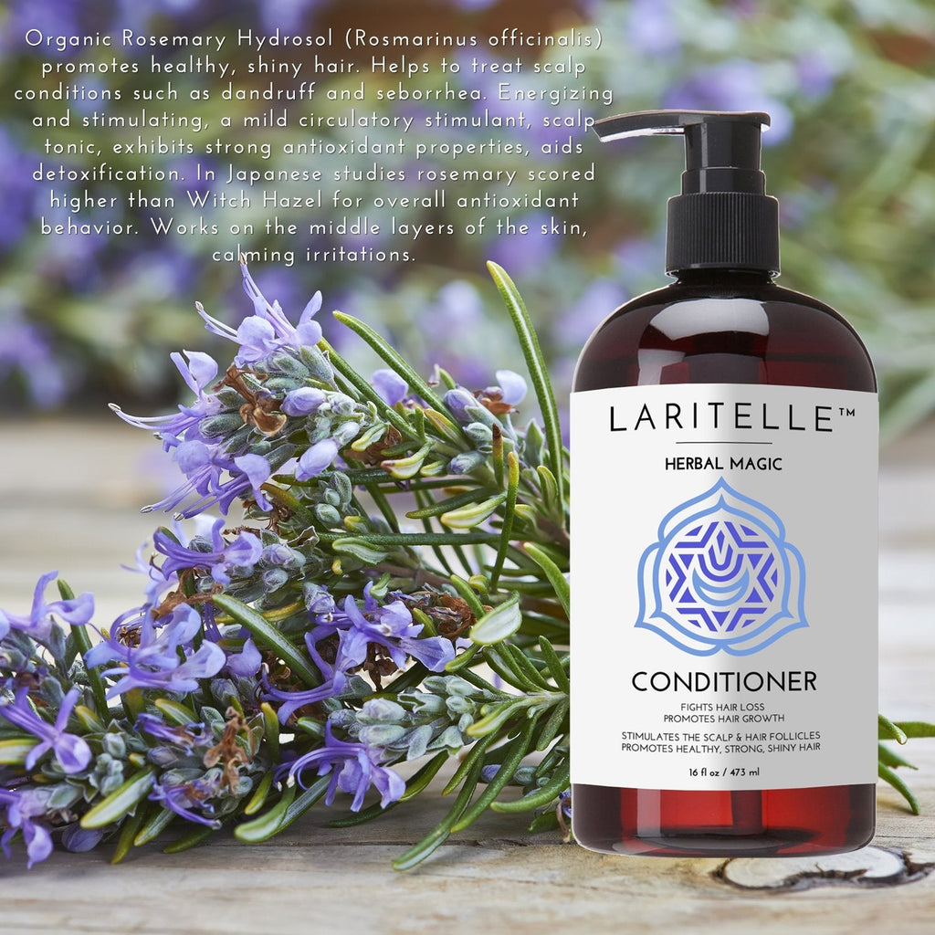 Laritelle Organic Conditioner 16 oz – Anti-Breakage & Hair Health (Rosemary & Saw Palmetto)
