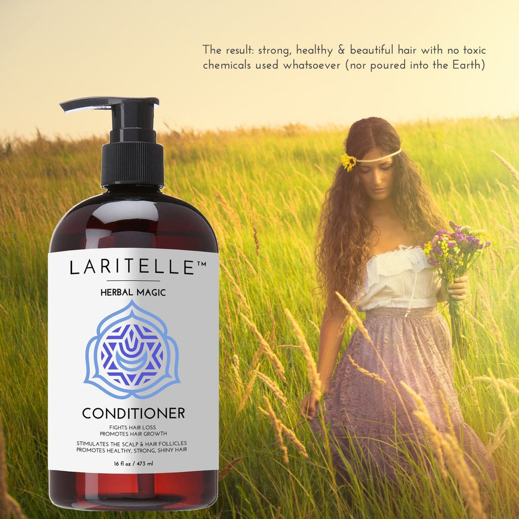 Laritelle Organic Conditioner 16 oz – Anti-Breakage & Hair Health (Rosemary & Saw Palmetto)