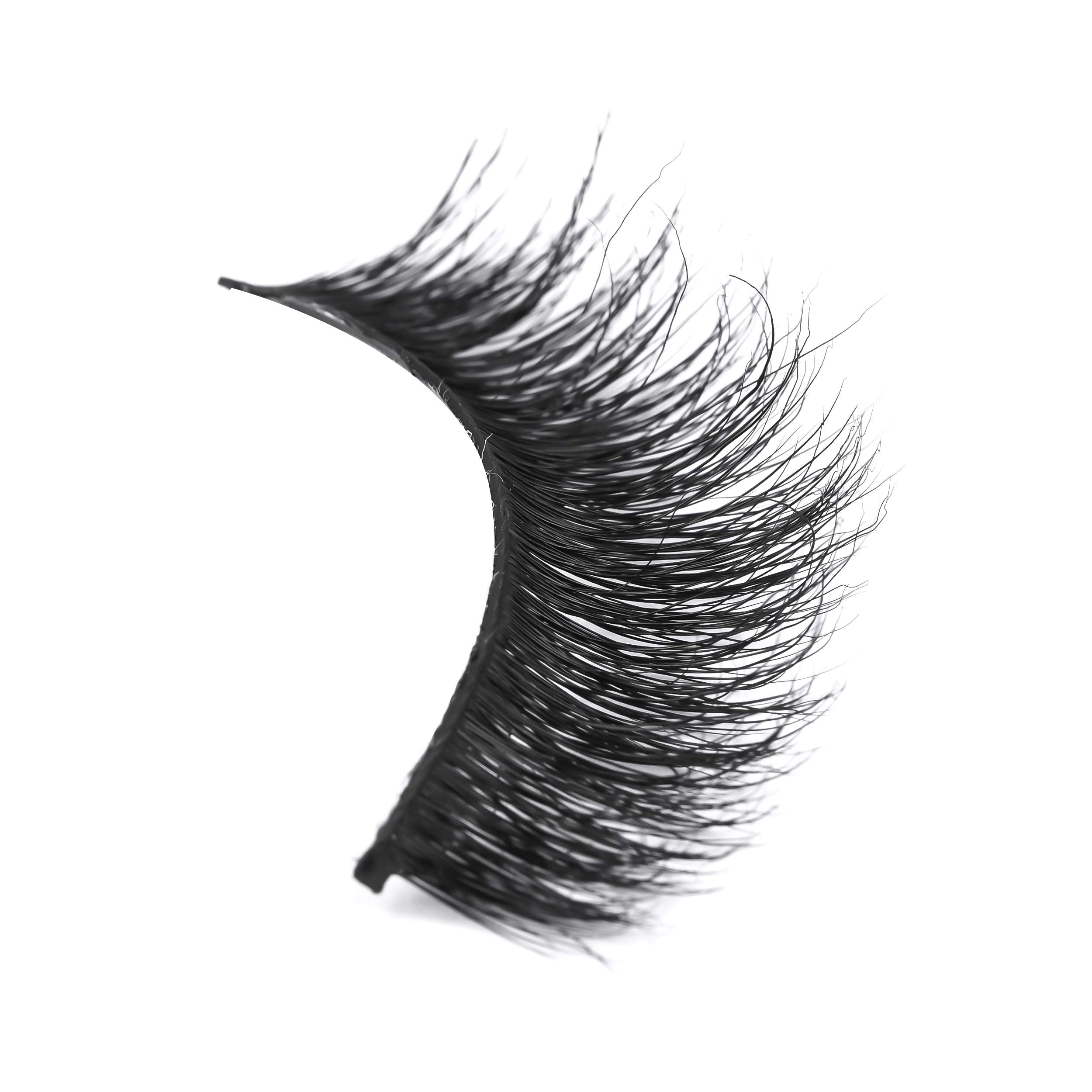 LASGOOS 3D Mink False Eyelashes – Luxurious Natural Messy Volume, Long & Fluffy (5 Pairs)