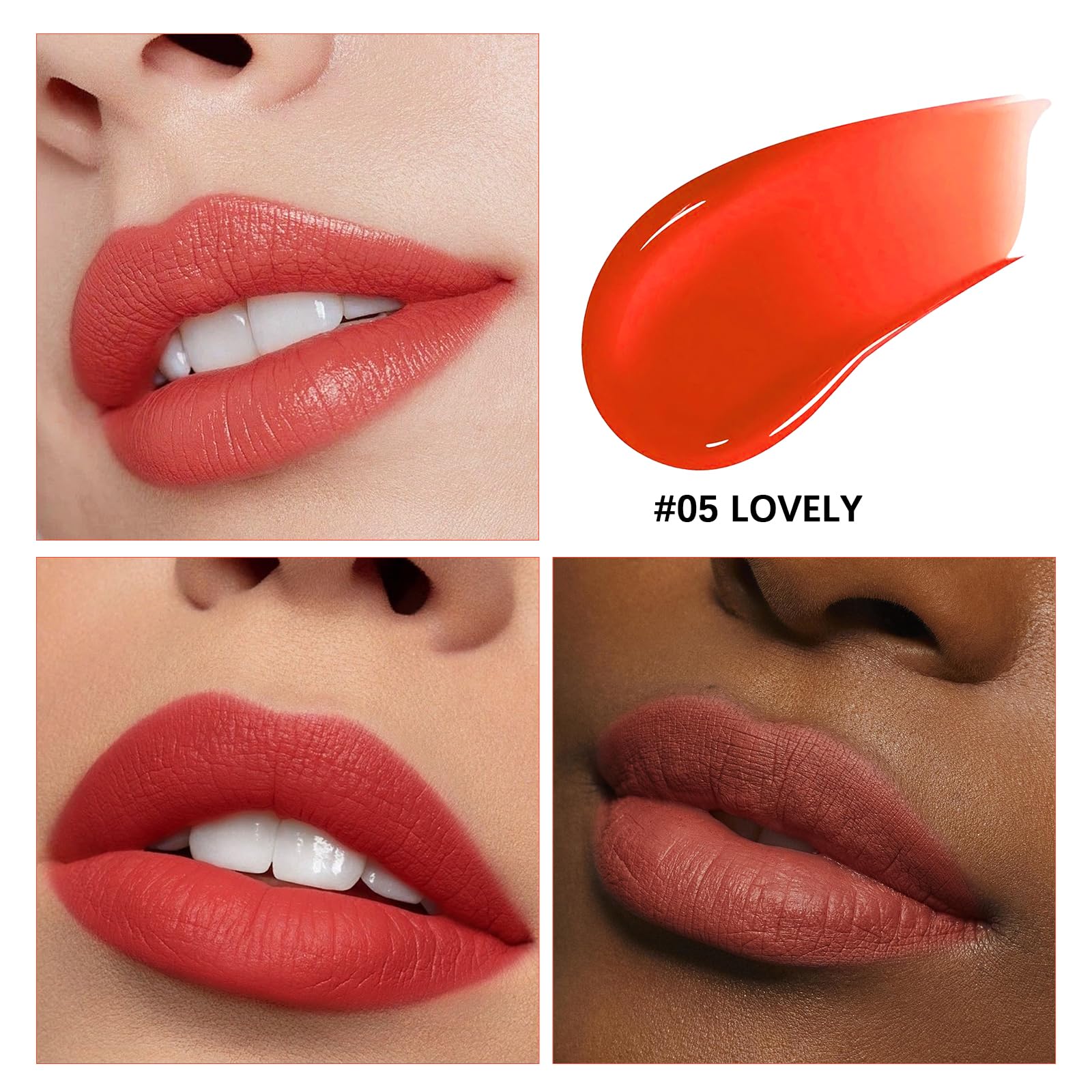 Lashcharm Peel-Off Lip Stain – Long-Lasting Waterproof Matte Lip Tint