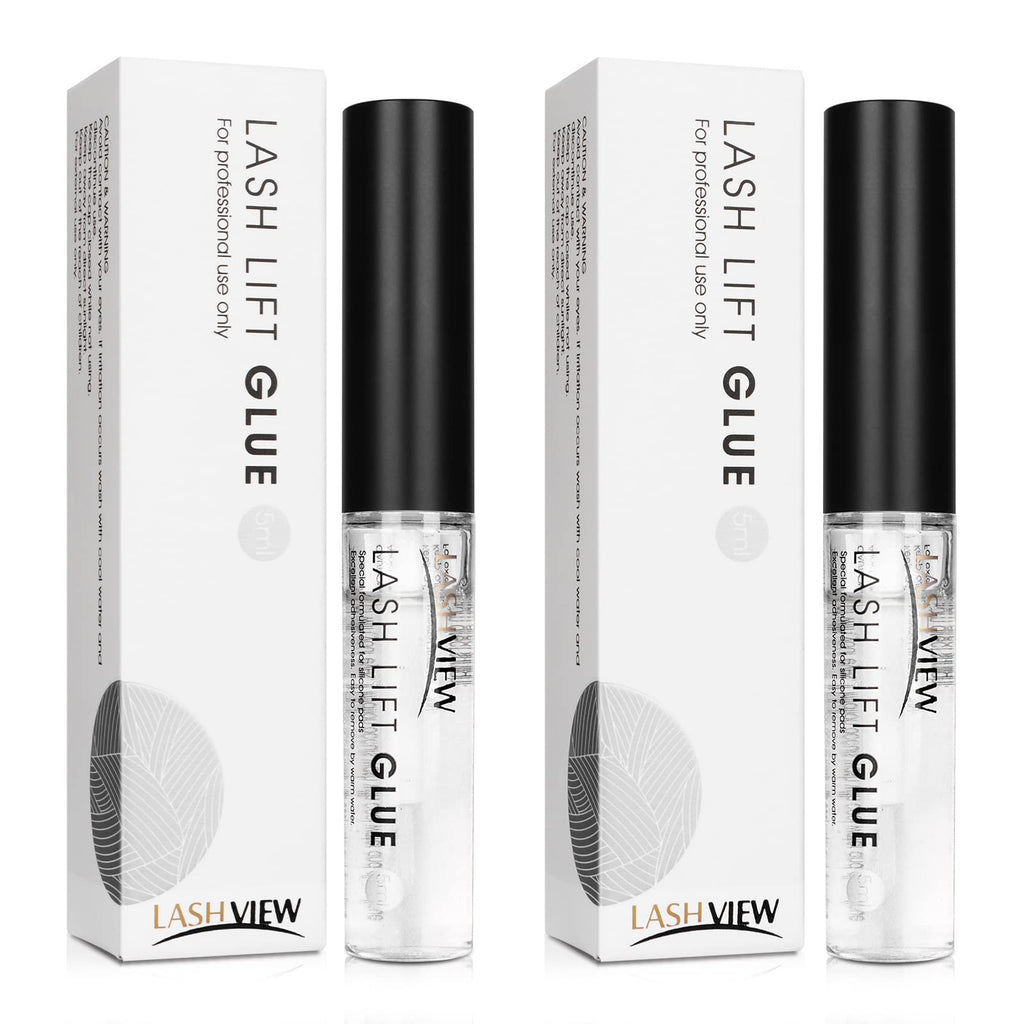 LASHVIEW Lash Lift Glue 2pcs – Odorless, No Irritation, 5ML x2
