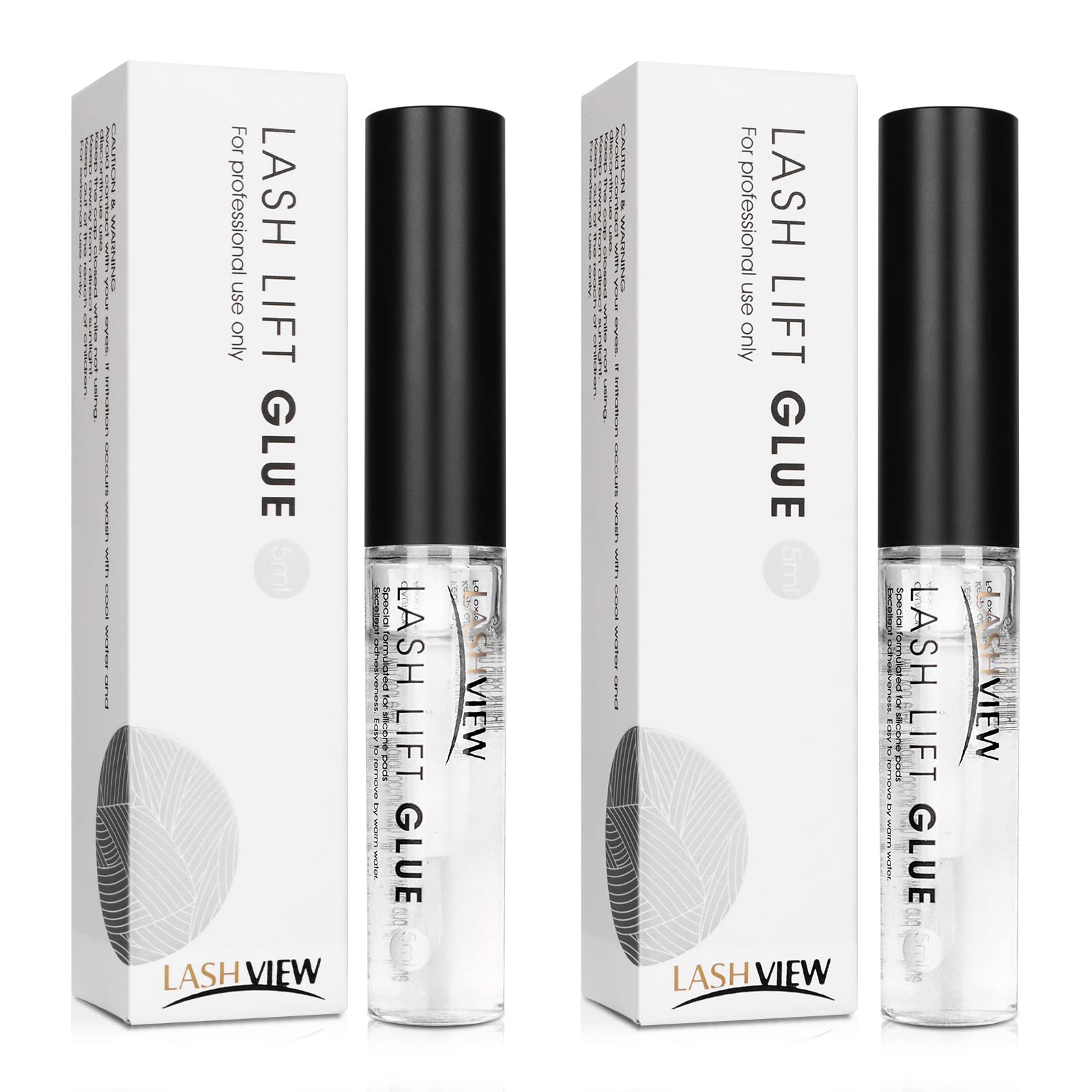 LASHVIEW Lash Lift Glue 2pcs – Odorless, No Irritation, 5ML x2