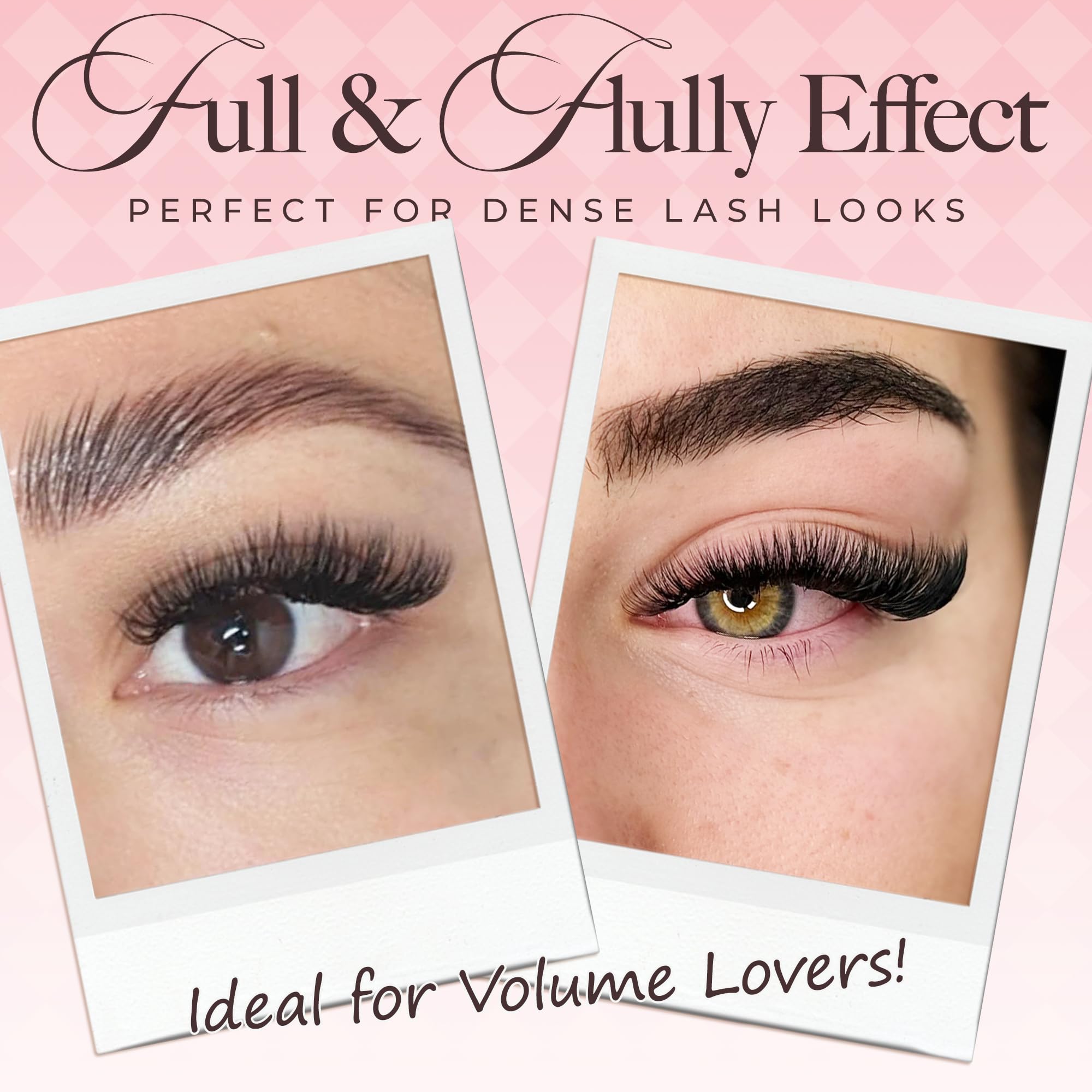 LASHVIEW 1000 Fans 10D Premade Volume Eyelash Extensions – D Curl, Thin Base