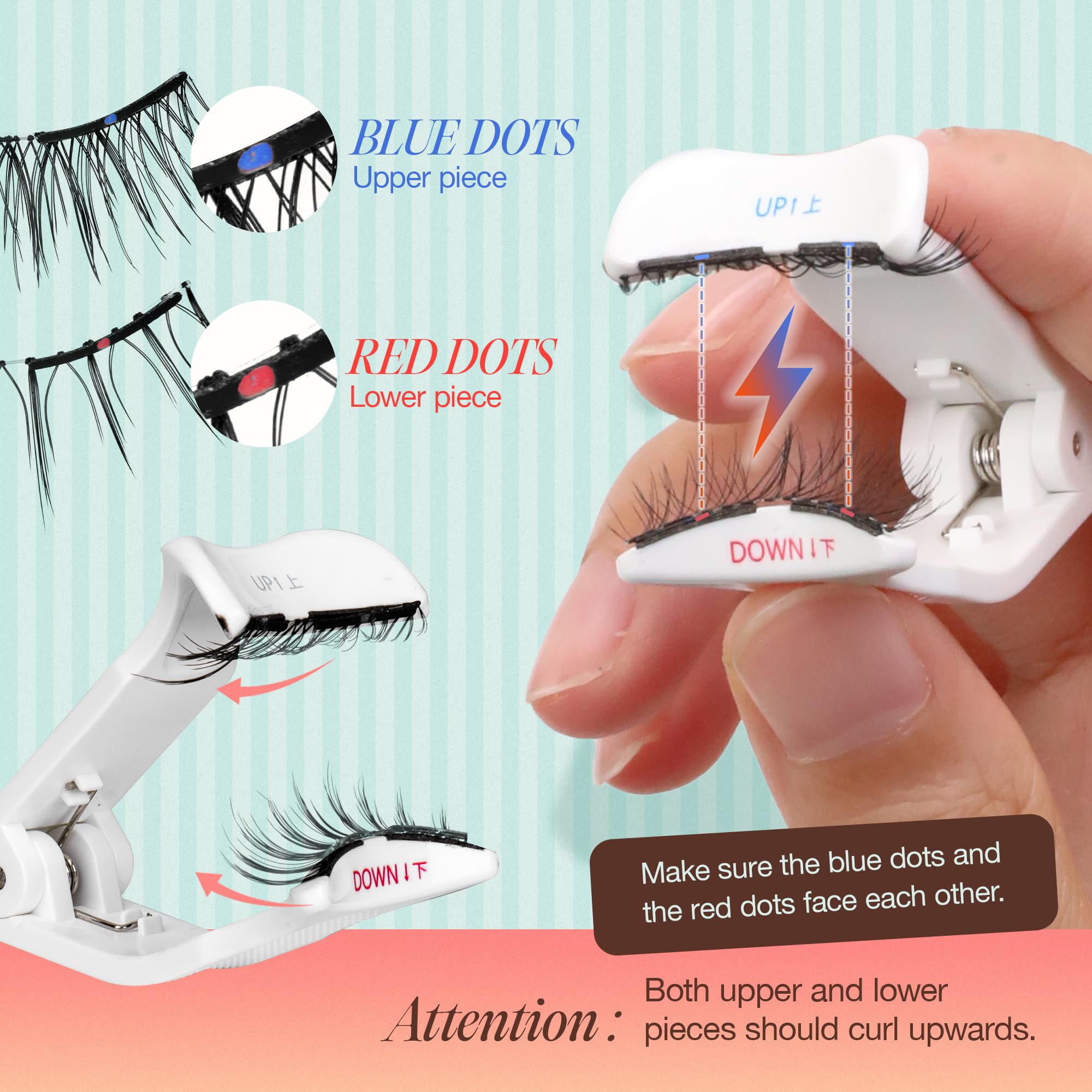LASHVIEW Soft Magnetic Eyelashes Kit – Natural Look with 0.17mm Ultra-Thin Magnets