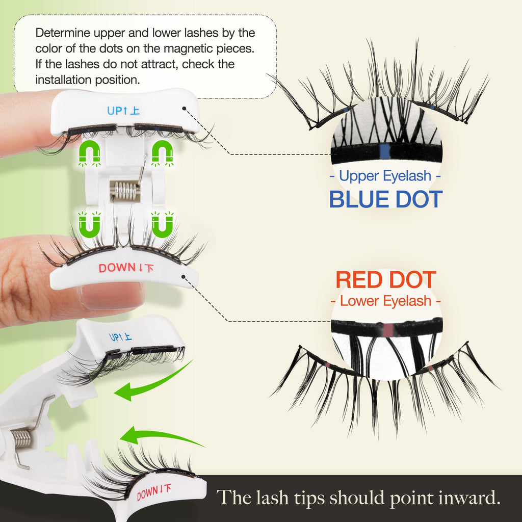 LASHVIEW Upgrade Soft Magnetic Eyelashes - Natural Look, Reusable, No Glue, All-Day Comfort