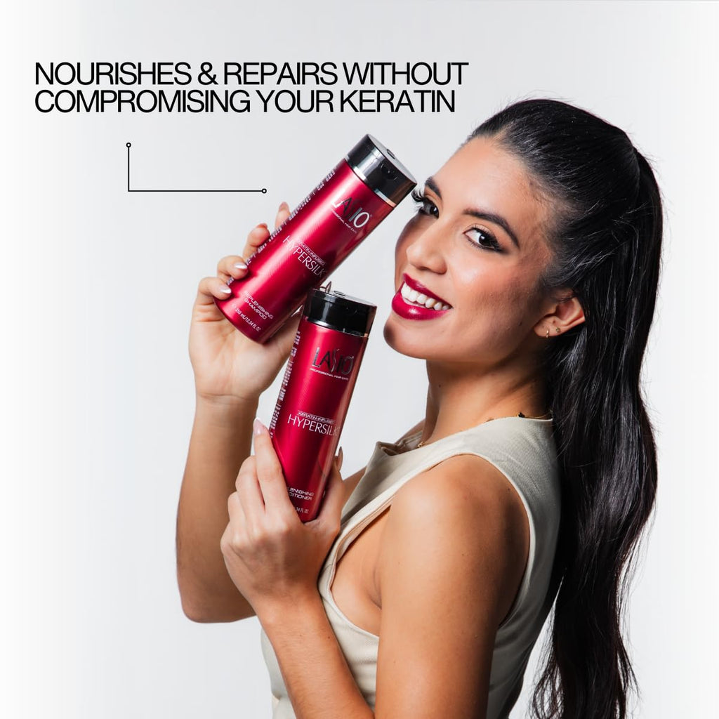 Lasio Keratin Replenishing Conditioner 12oz – Frizz-Fighting, Strengthening Care with Coconut Oil & Cupuaçu