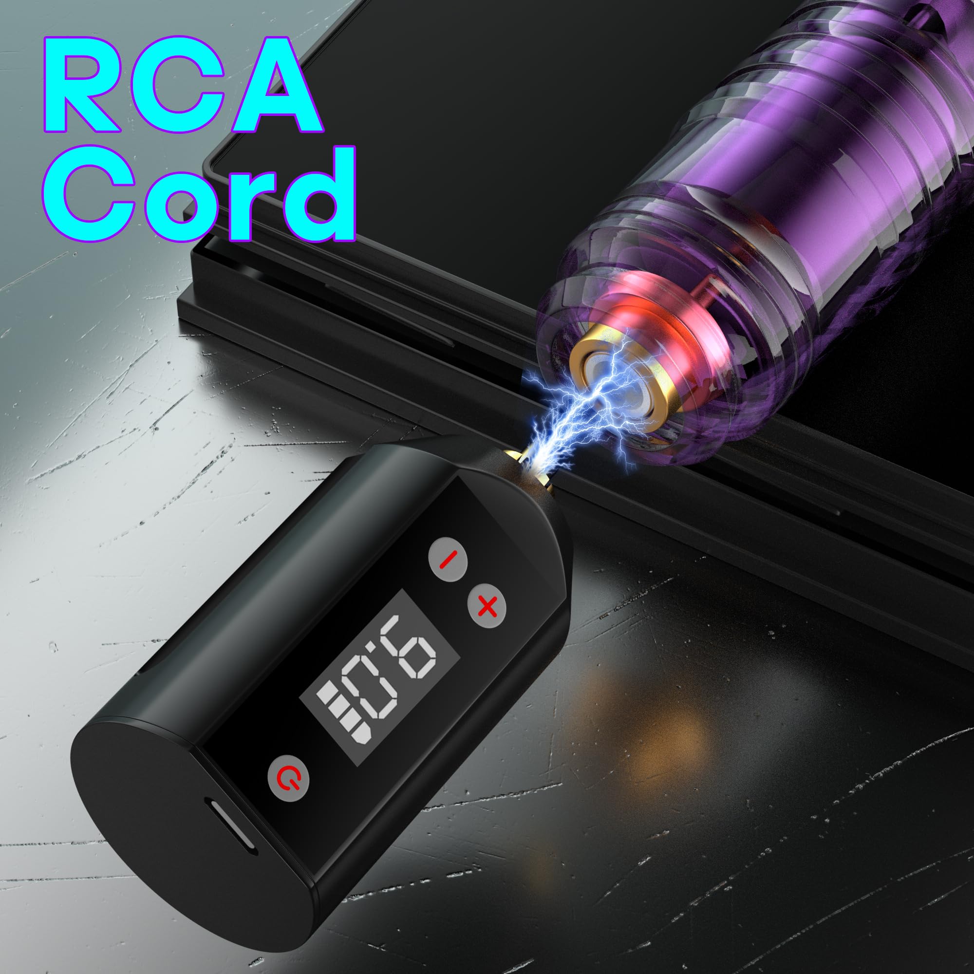 LASTJUDG Tattoo Pen Kit Wireless – Complete Beginner Tattoo Supplies with 2 Batteries and 11 Inks