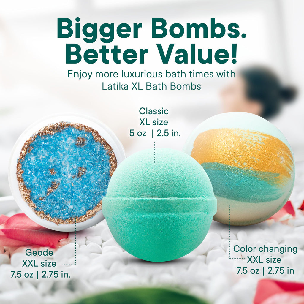 Latika Classic Bath Bomb Mermaid – Black Raspberry, Dark Plum & Vanilla for Skin Nourishment