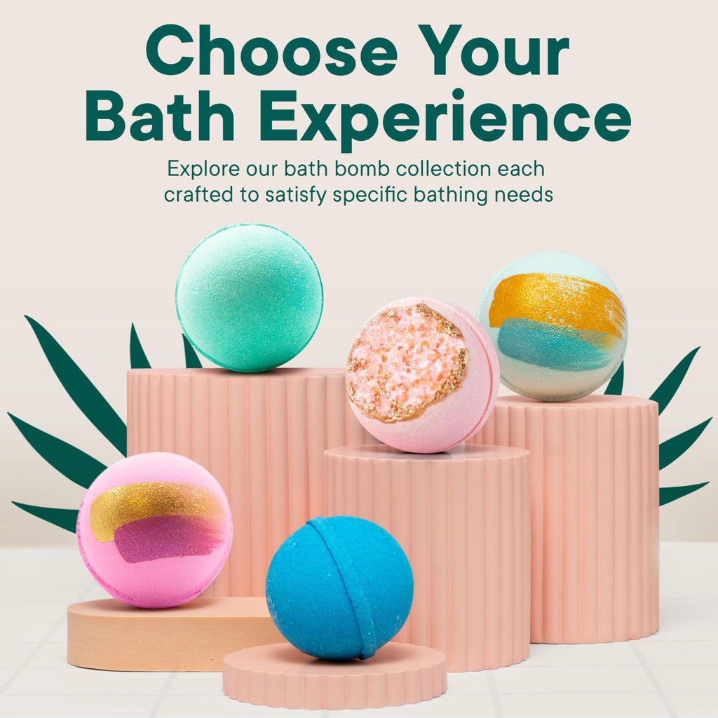 Latika Classic Bath Bomb Mermaid – Black Raspberry, Dark Plum & Vanilla for Skin Nourishment