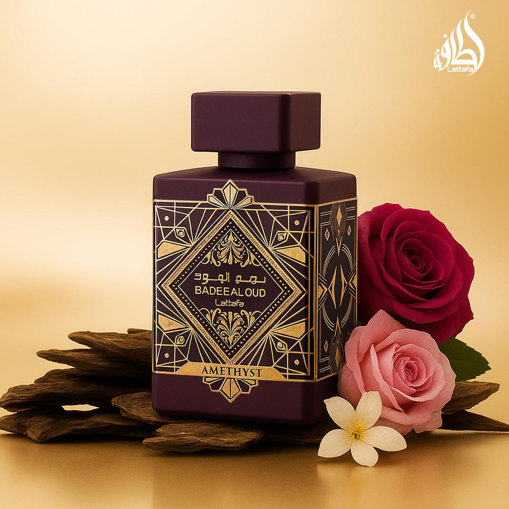 Lattafa Bade'e Al Oud Amethyst – Unisex Eau de Parfum 100 ml | Amber Vanilla Fragrance