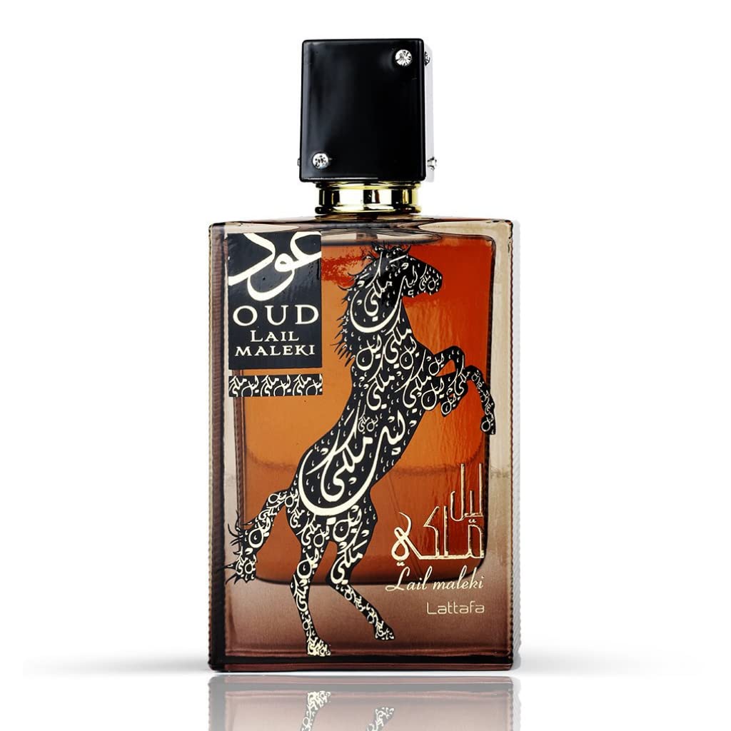 Lattafa Lail Maleki Oud Unisex EDP, 3.4 oz – Amber Oud Scent