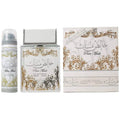 Lattafa Pure Musk 2-Piece Set – Unisex EDP (3.4 oz) + Body Spray (1.7 oz) | Rose, Violet & Ambergris Notes