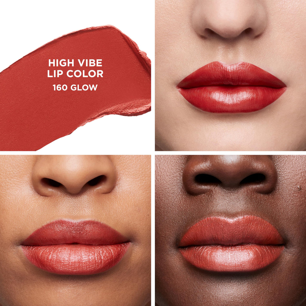 Laura Mercier High Vibe Lip Color 160 Glow | 6HR Hydrating Lipstick