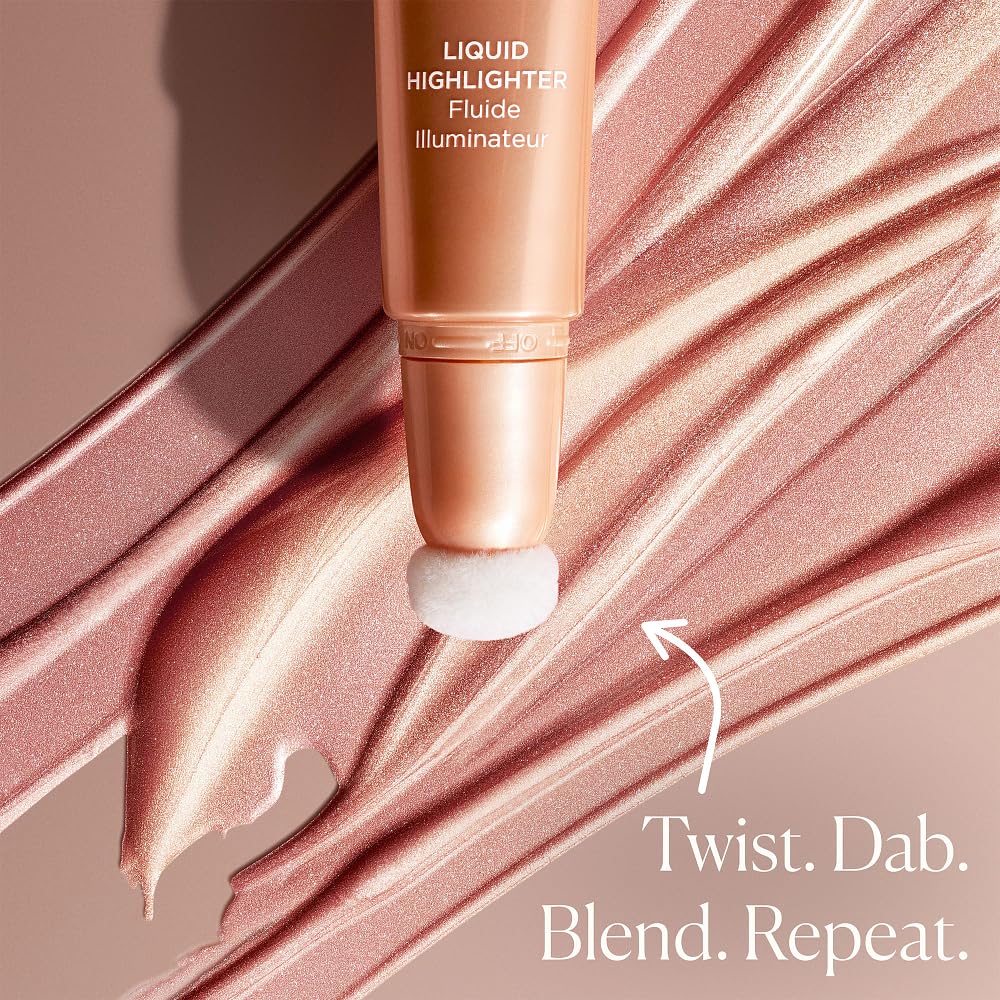 Laura Mercier RoseGlow Liquid Highlighter – Rosy Champagne Pink Radiance for All Skin Tones