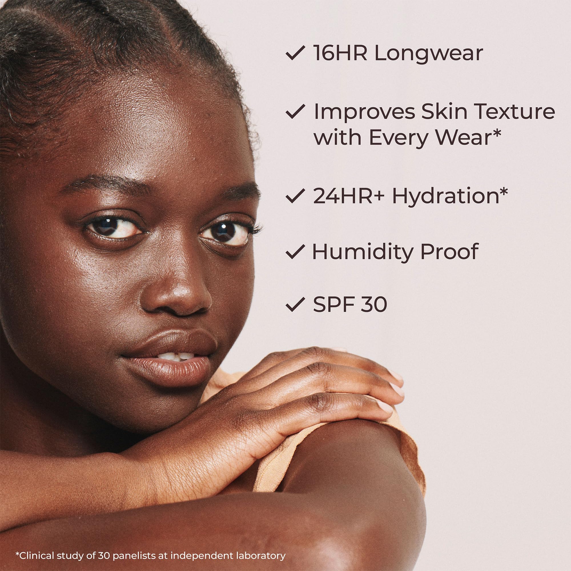 Laura Mercier Tinted Moisturizer Natural Dewy SPF 30 – 24HR Hydration, Buildable Sheer to Light Coverage, Mini 2N Maple