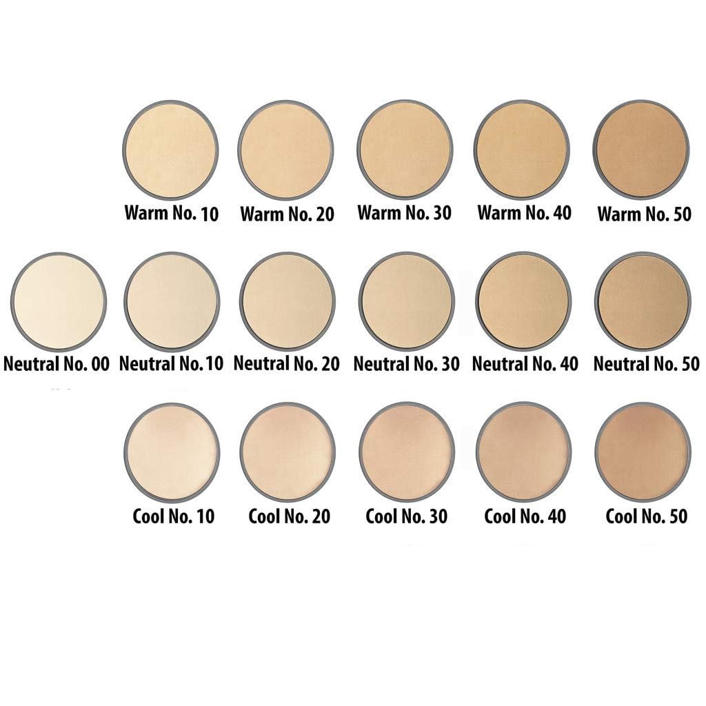Lauren Brooke Cosmetiques Pressed Foundation – Natural & Organic Makeup (Cool No. 30) – Medium Coverage, Soft Matte Finish