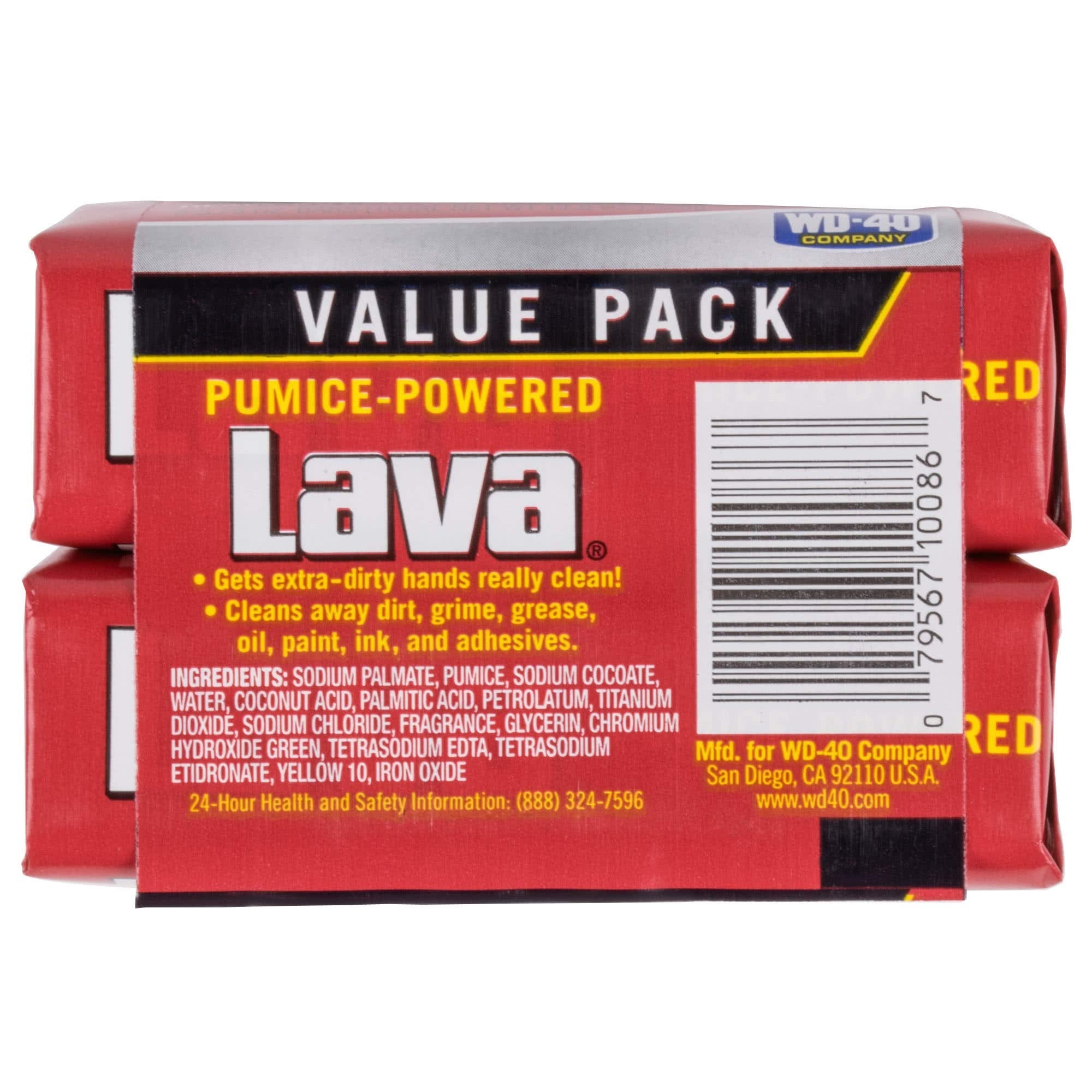 LAVA Heavy-Duty Hand Cleaner with Moisturizers – Twin-Pack, 24 Bars Total (5.75 oz each)