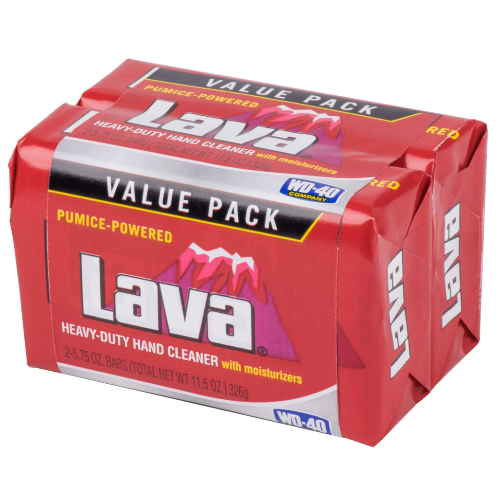 LAVA Heavy-Duty Hand Cleaner with Moisturizers – Twin-Pack, 24 Bars Total (5.75 oz each)